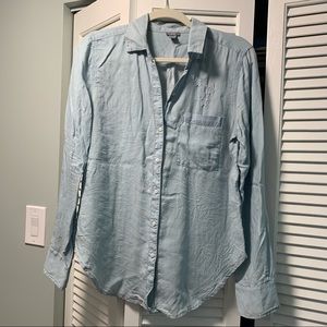Aerie Blue Button Up